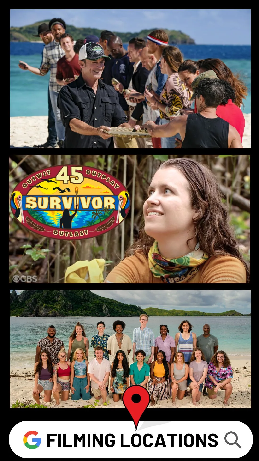 Survivor Season 45 Filming Locations Survivor Season 45 Filming Locations