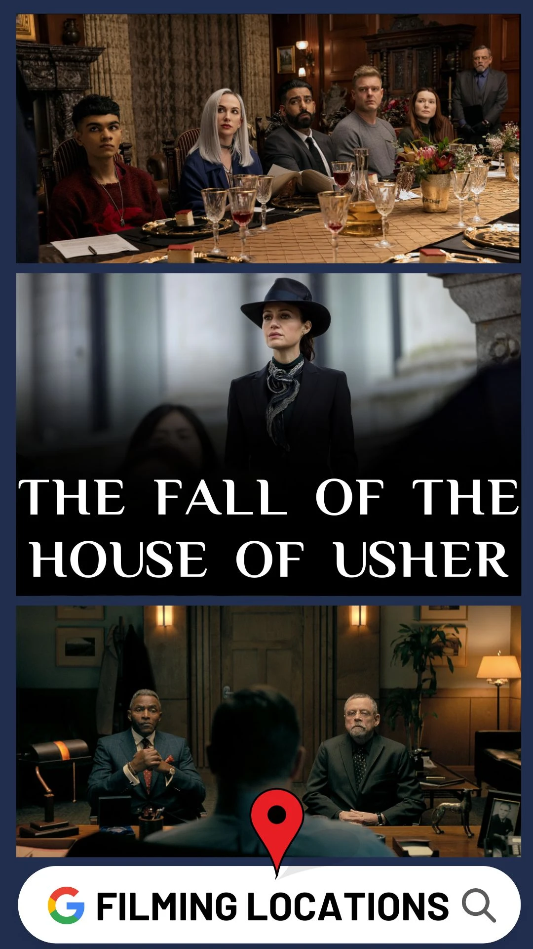 The Fall of the House of Usher Filming Locations