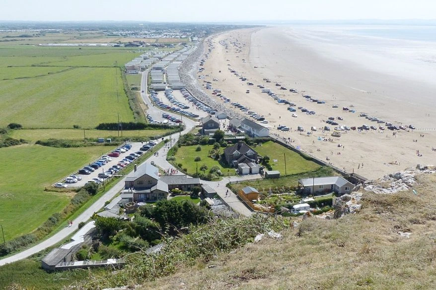 The Killing Kind Filming Locations, Brean Beach, Somerset, England, UK