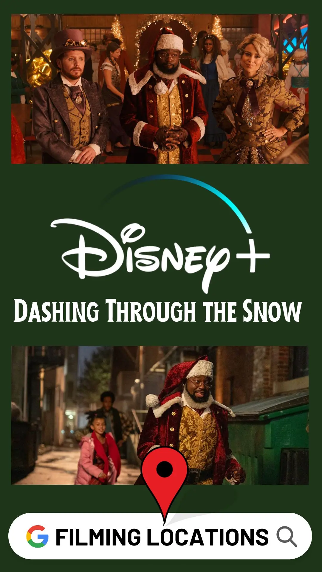 Dashing Through the Snow Filming Locations