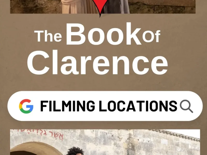 The Book of Clarence Filming Locations