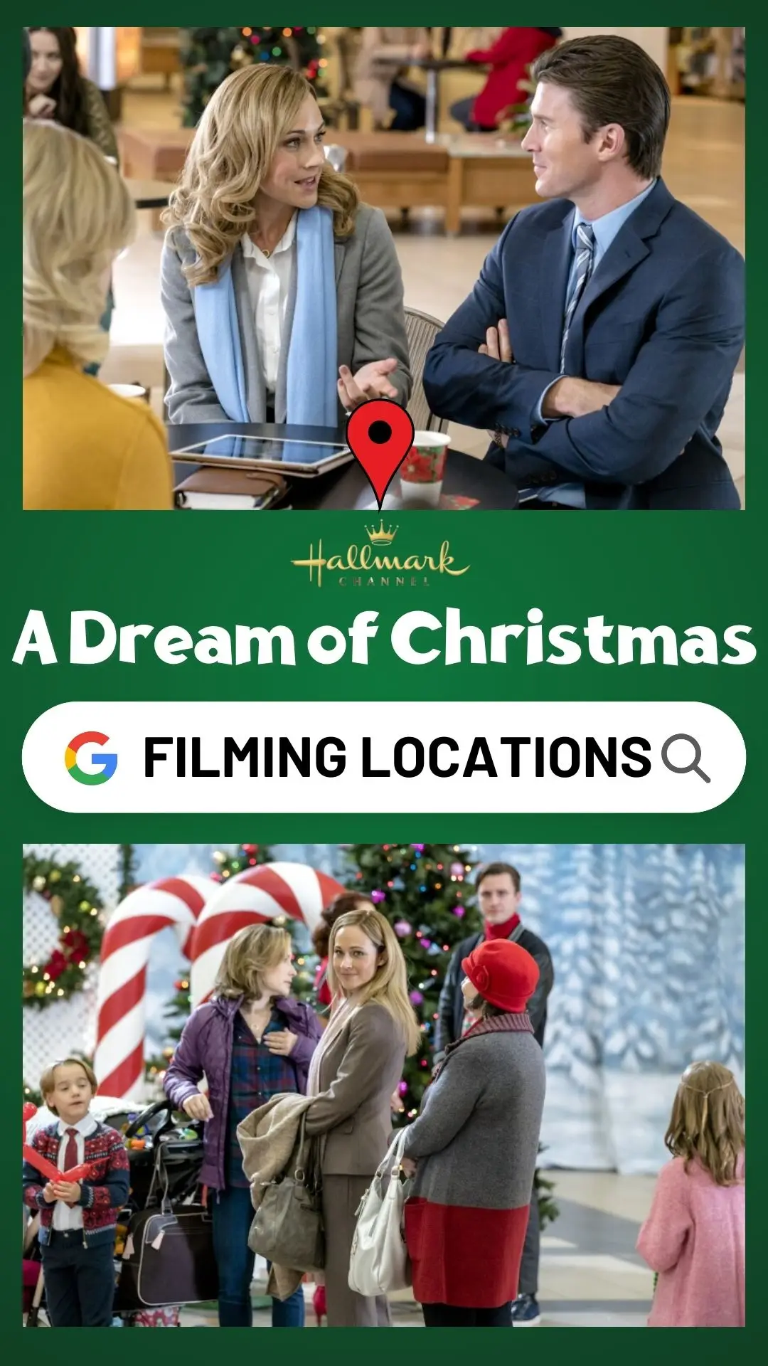 A Dream of Christmas Filming Locations