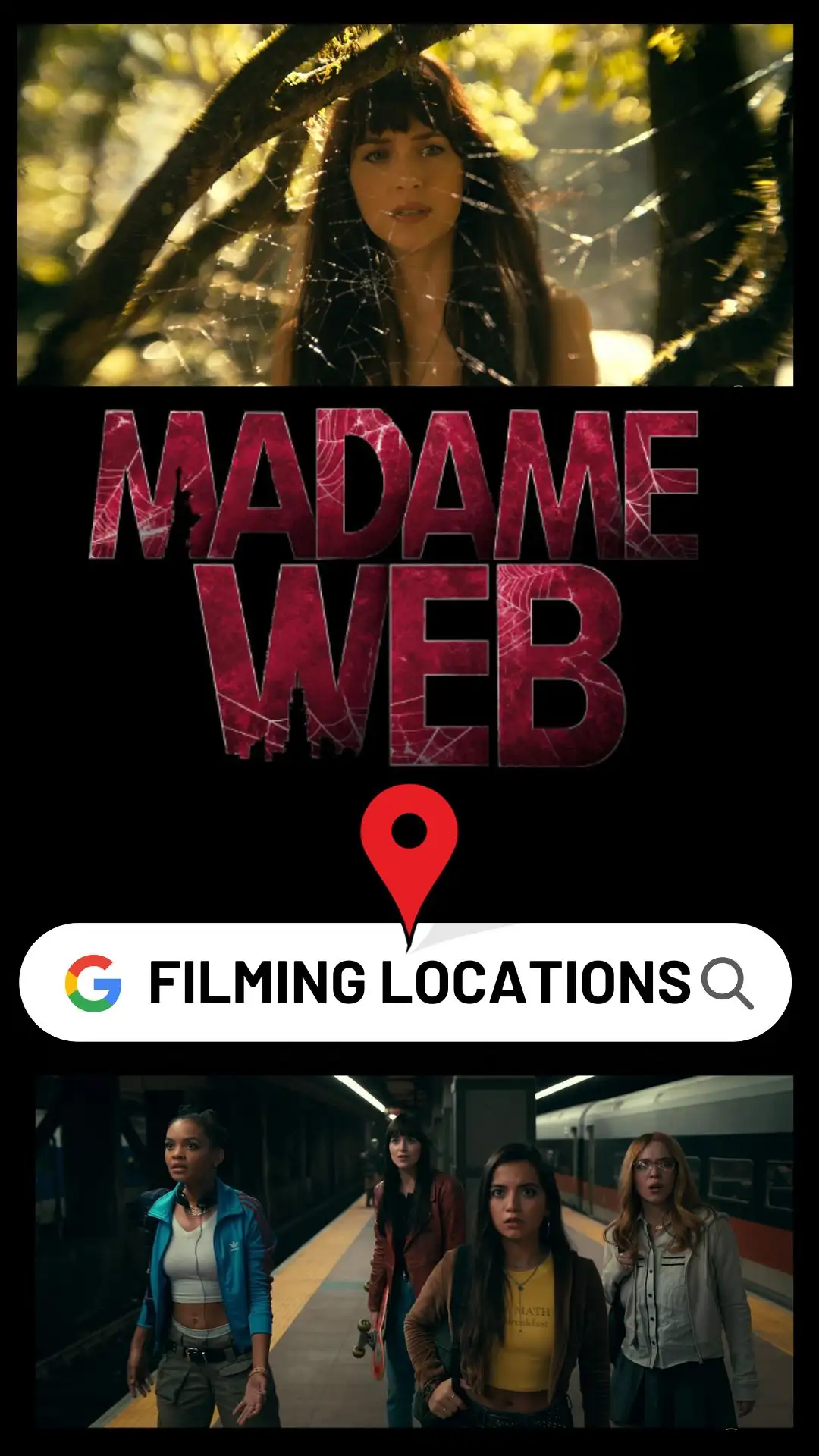 Madame Web Filming Locations