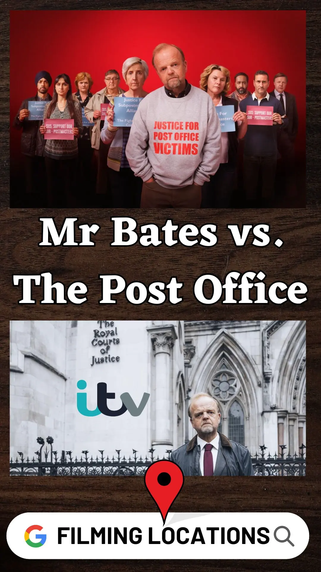 Mr Bates vs The Post Office Filming Locations