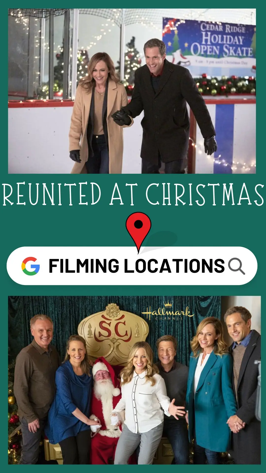 Reunited at Christmas Filming Locations