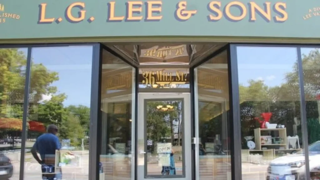 Unlocking Christmas Filming Locations, L.G. and Sons Store, Canada