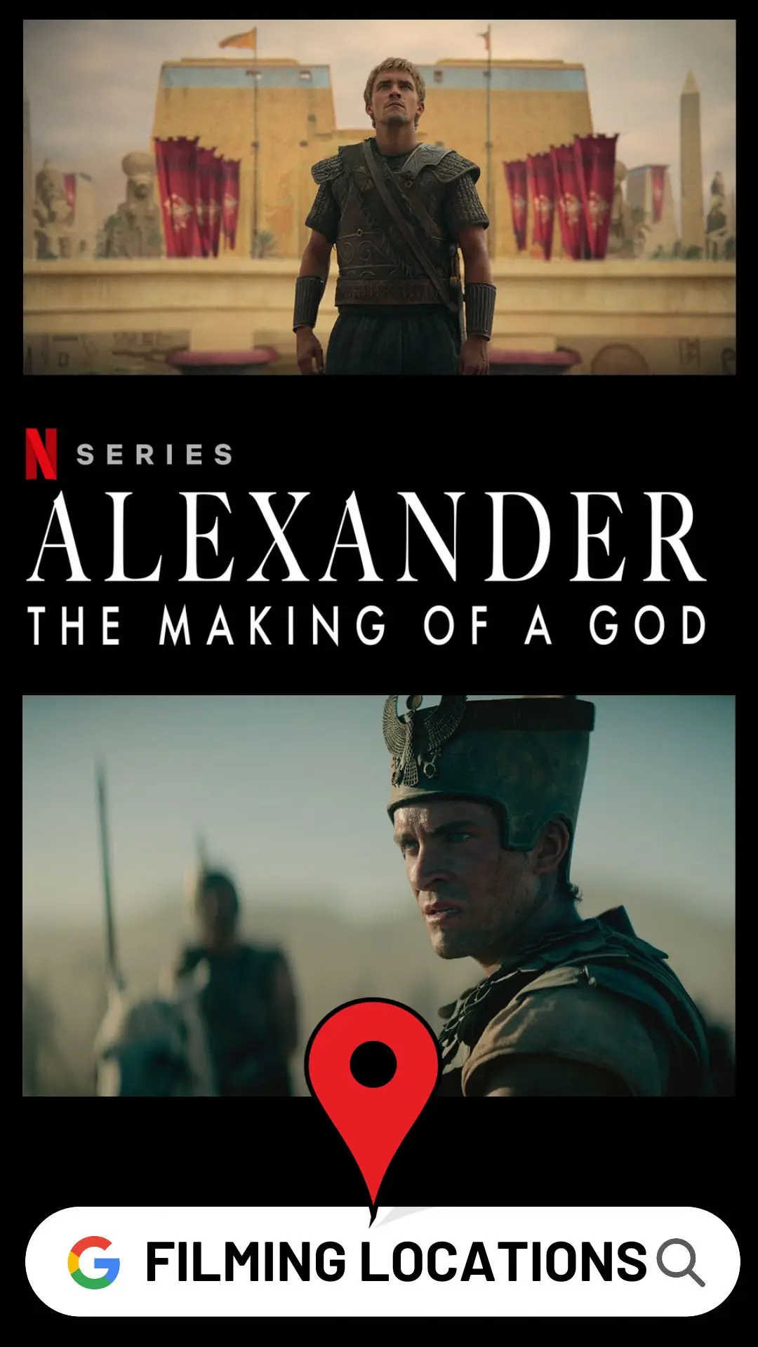 Alexander The Making of a God Filming Locations