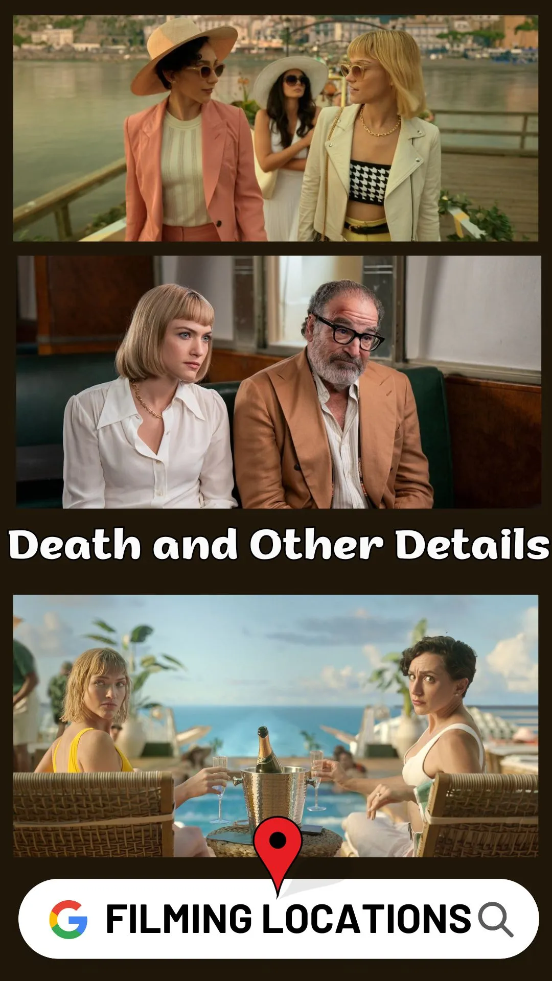 Death and Other Details Filming Locations