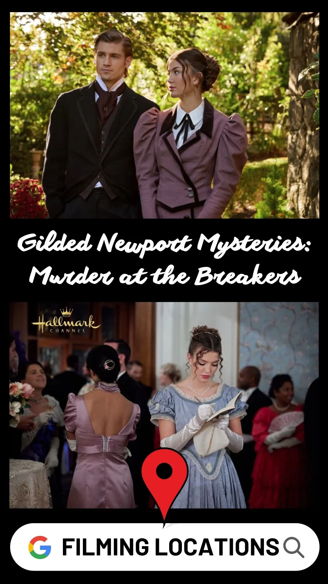 Gilded Newport Mysteries Murder at the Breakers Filming Locations