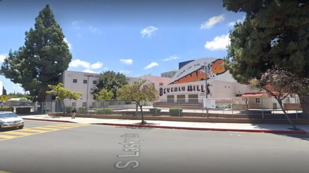 It's a Wonderful Life Film Location, Beverly Hills High School - 241 Moreno Drive, Beverly Hills