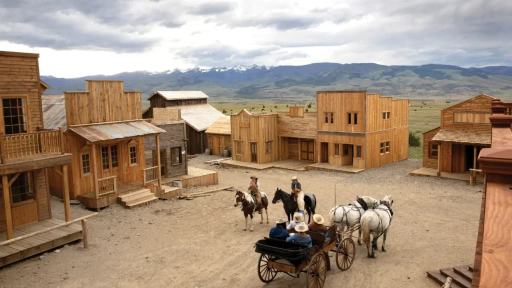 Outlaw Posse Filming Locations, Yellowstone Ranch, Paradise Valley, Livingston, Montana, USA