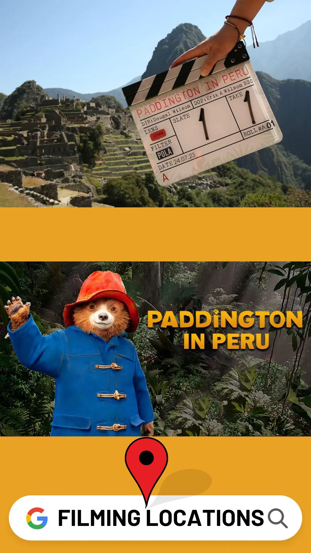 Paddington in Peru Filming Locations