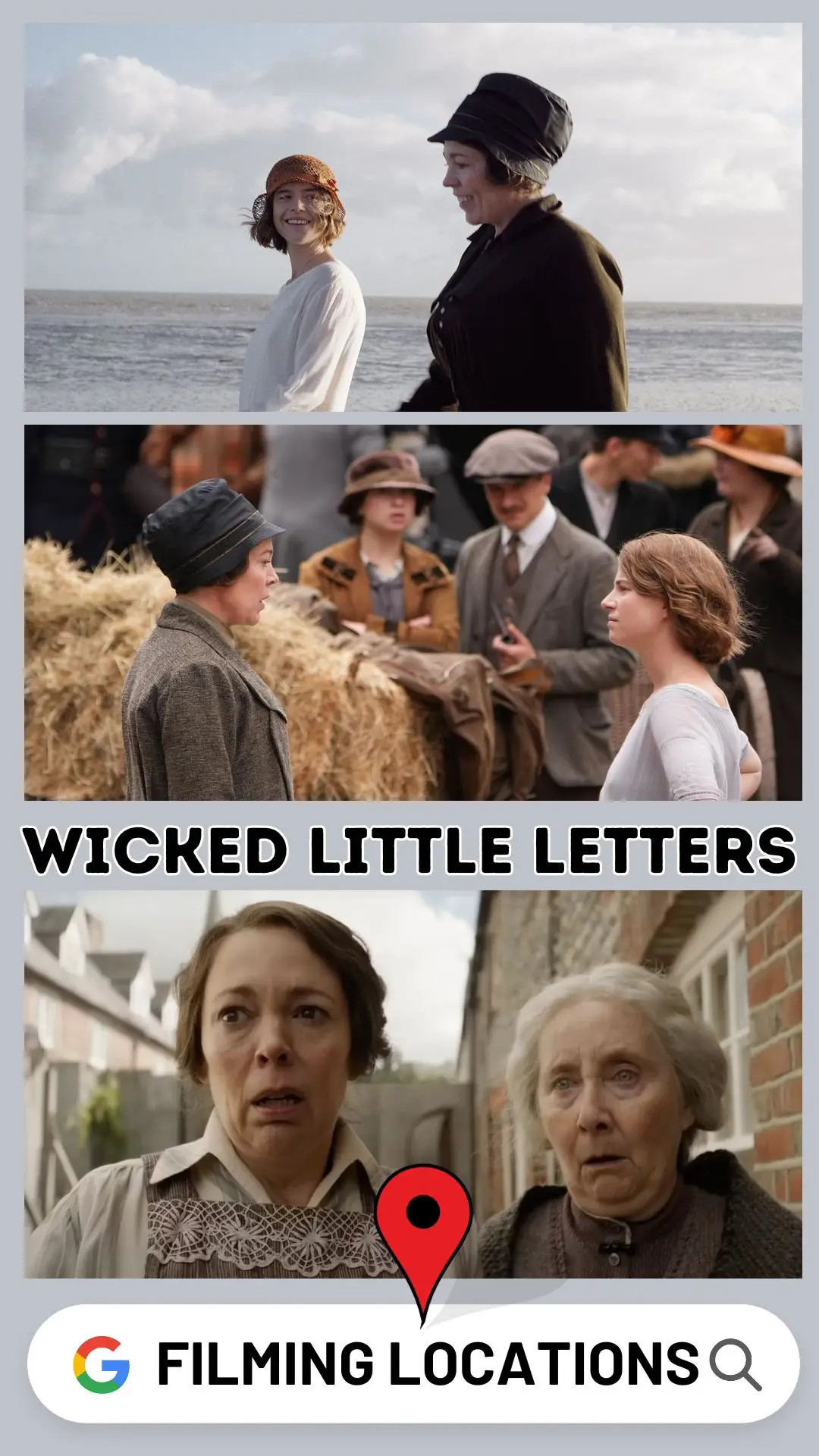 Wicked Little Letters Filming Locations