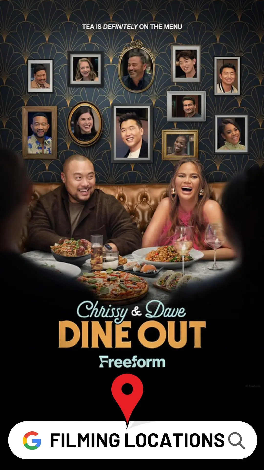 Chrissy and Dave Dine Out Filming Locations