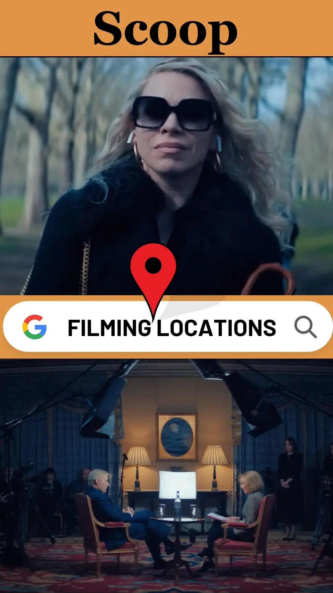 Scoop Filming Locations