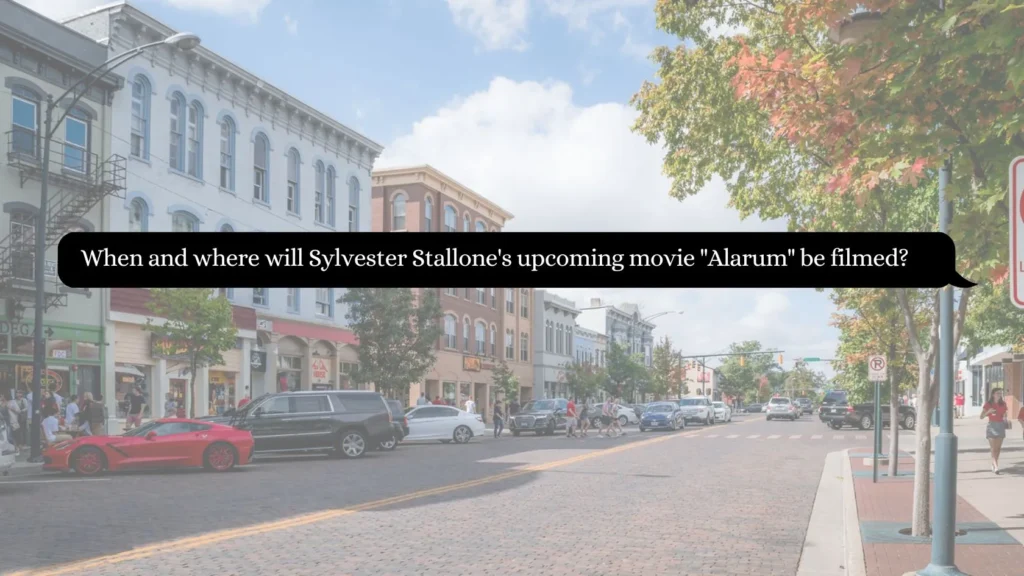 When and where will Sylvester Stallone's upcoming movie _Alarum_ be filmed