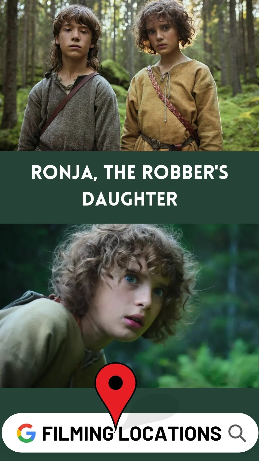 Where Is Ronja the Robber's Daughter Filmed