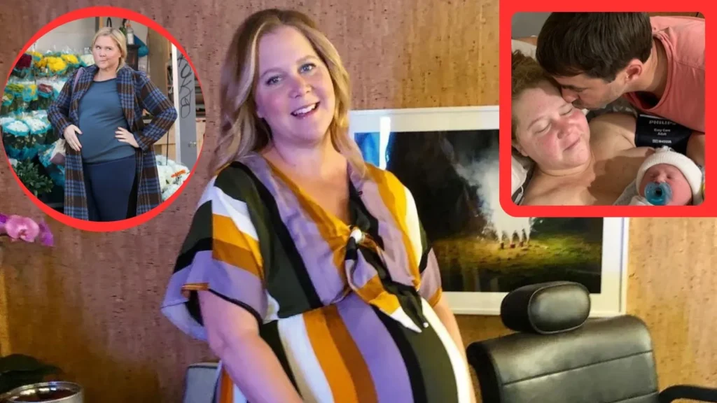 Amy Schumer Is Seen with Fake Baby Bump While Filming New Movie _Kinda Pregnant (2)
