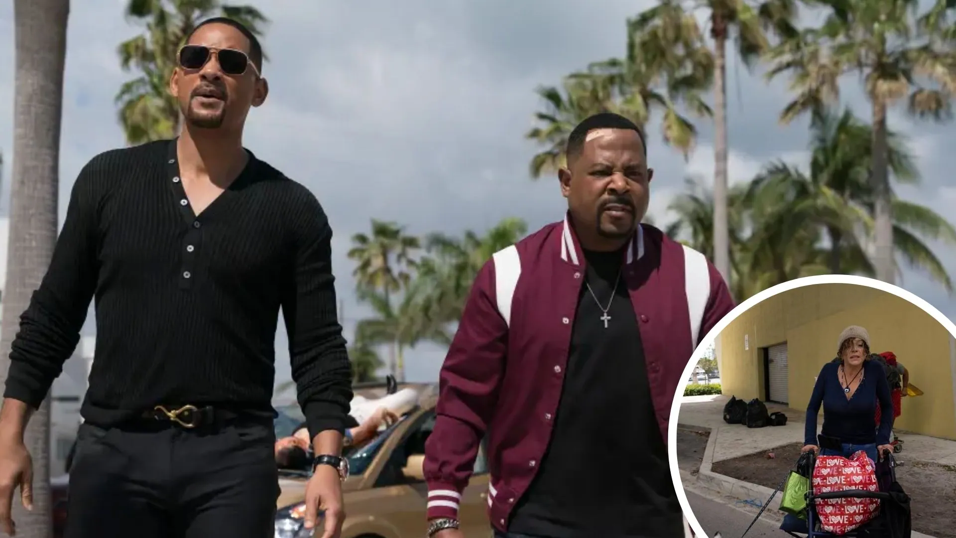 Homeless Forced to Move as 'Bad Boys 4' Films in Downtown Miami