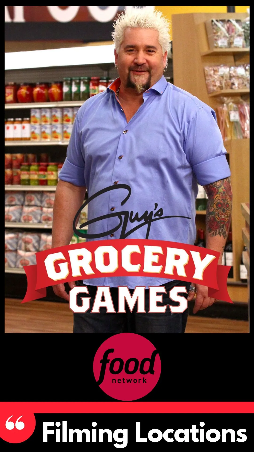 Where Is Guy's Grocery Games Filmed