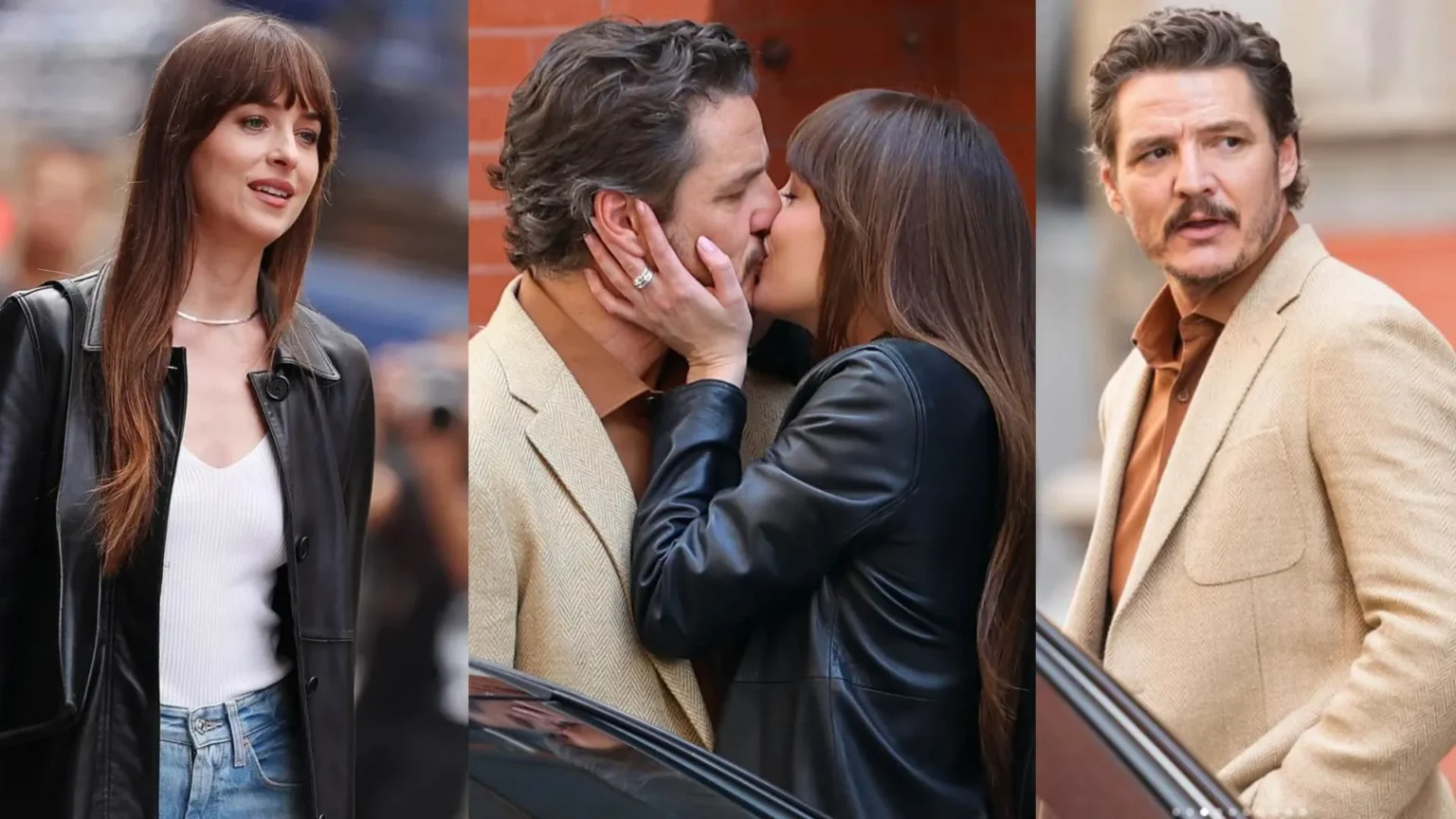 Dakota Johnson and Pedro Pascal's Steamy On-Set Kiss for 'Materialists' Goes Viral (2)