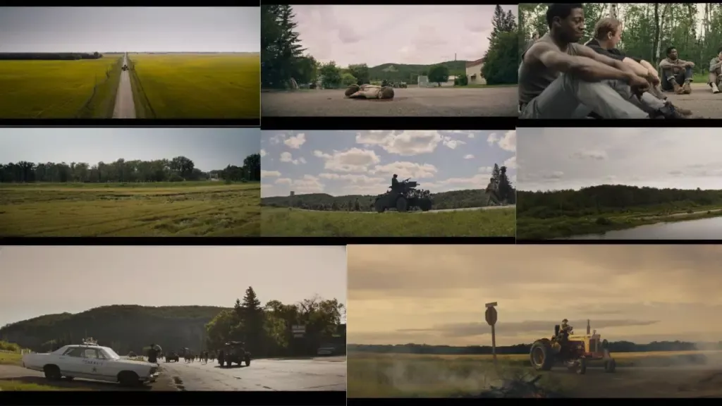 Lionsgate's The Long Walk Filming Locations (2025) 5 The Long Walk Filming in Garson, Manitoba, Canada (2)