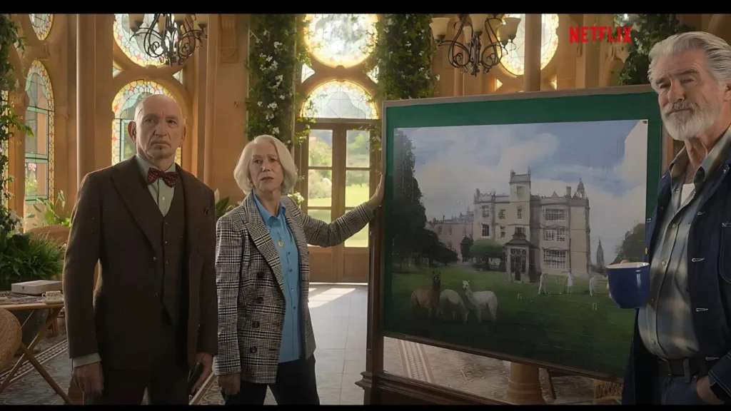 Englefield Estate, Berkshire indoor scenes The Thursday Murder Club