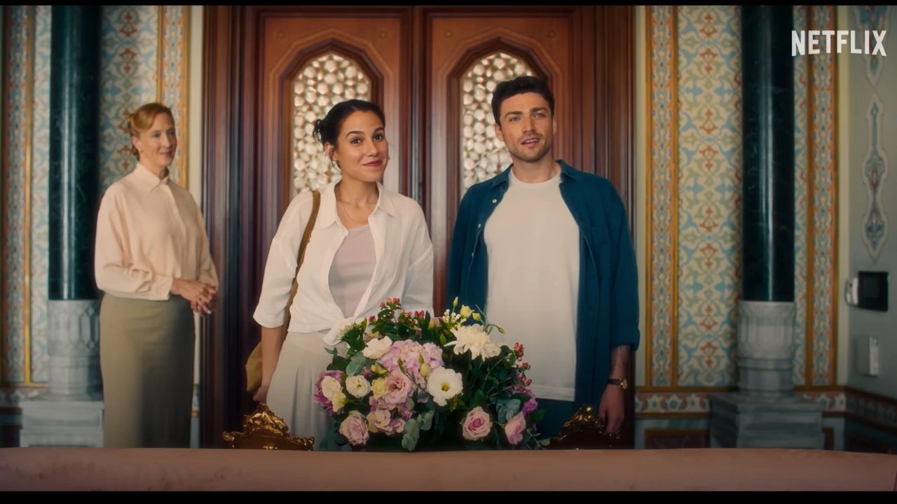 Çırağan Palace Kempinski indoor scenes appears in She Said Maybe (2)