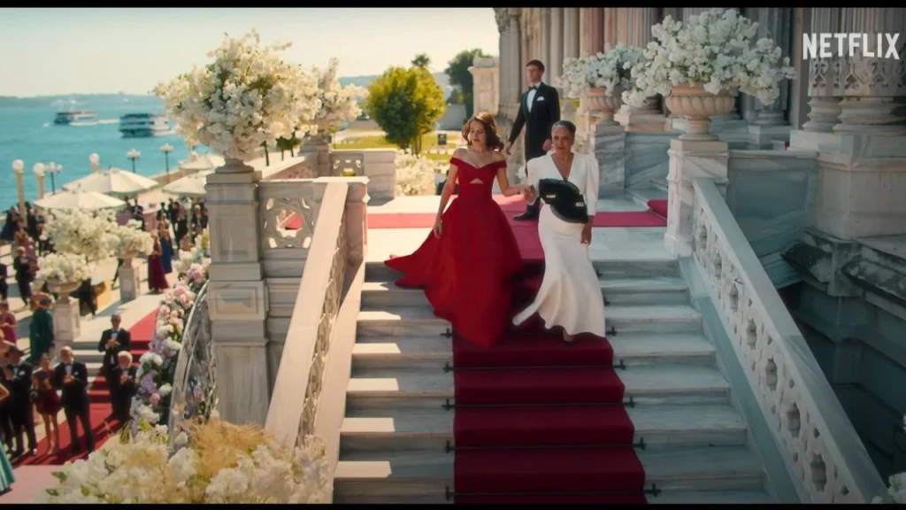 Netflix's She Said Maybe Filming Locations (2025) 10 Çırağan Palace Kempinski outdoor scenes appears in She Said Maybe