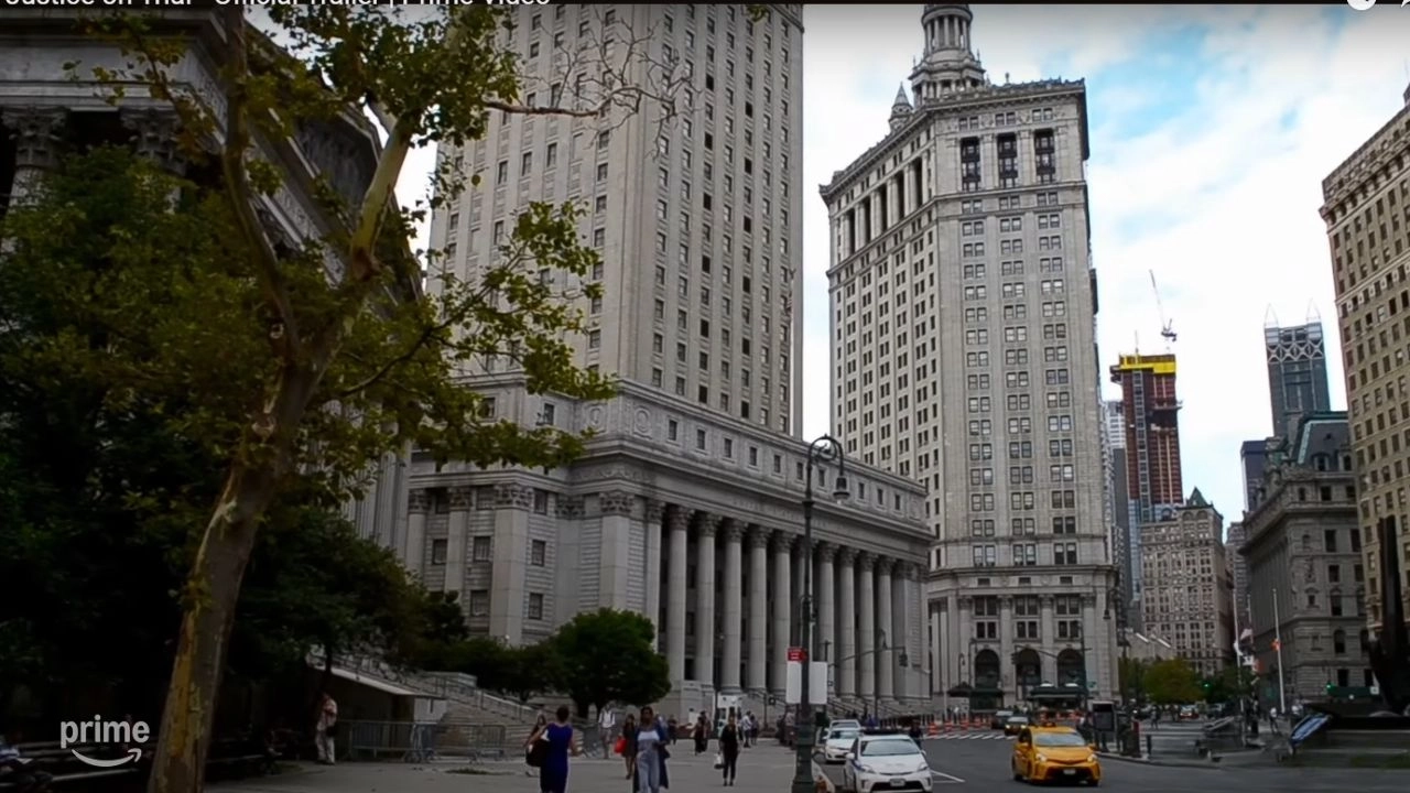 New York County Courthouse in Prime Video's Justice on Trial