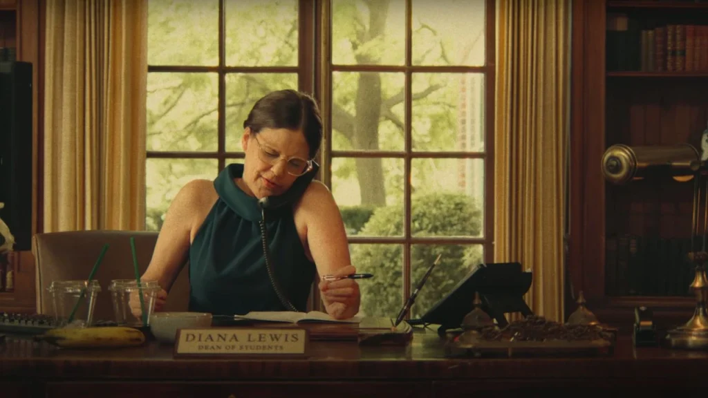 Suzanne Cryer as Miss Lewis in Pools movie
