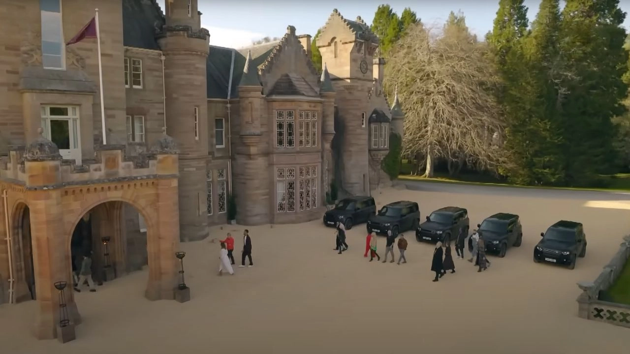 Ardross Castle Exterior Featured in The Celebrity Traitors