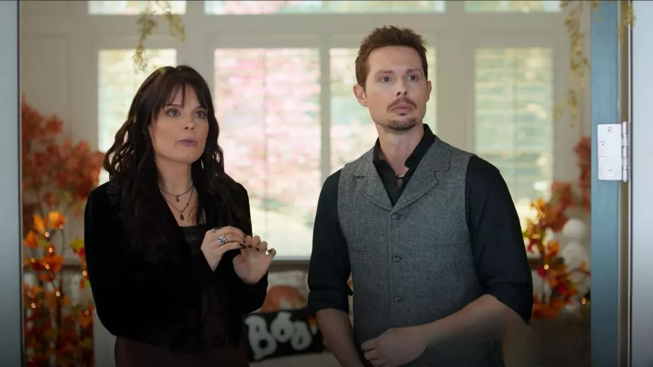Kimberly J. Brown and Daniel Kountz in Haul Out the Halloween (2025)