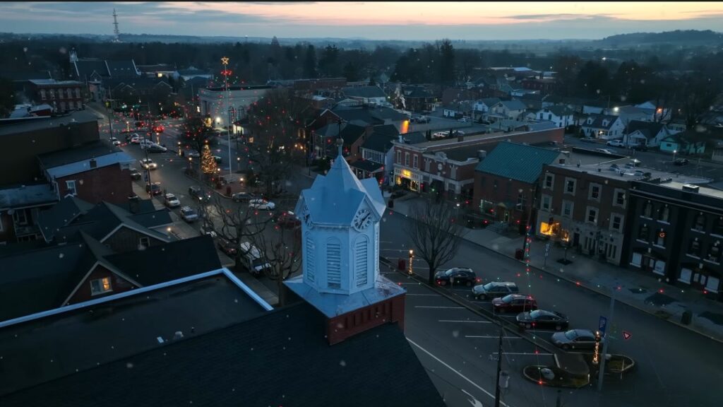 Manheim, Lancaster County, Pennsylvania, USA Featured in Christmas Eve