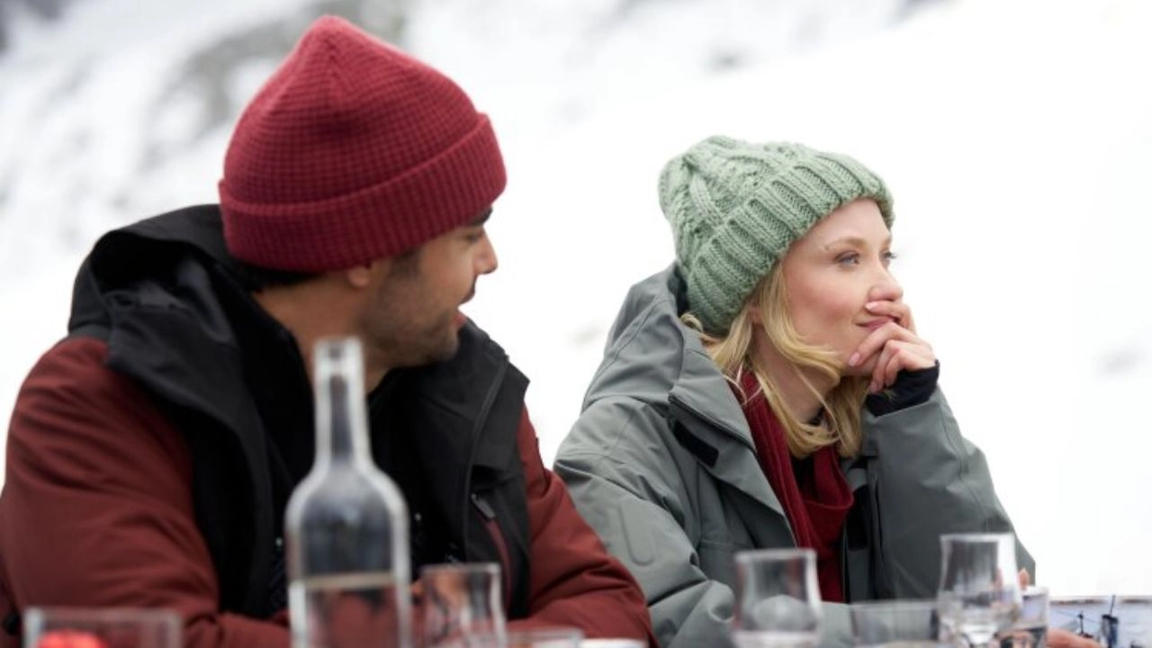 An Alpine Holiday Filming Locations (2025) 7 Laci J Mailey and Julien Marlon Samani in Mont Blanc, France While filming An Alpine Holiday (2025)