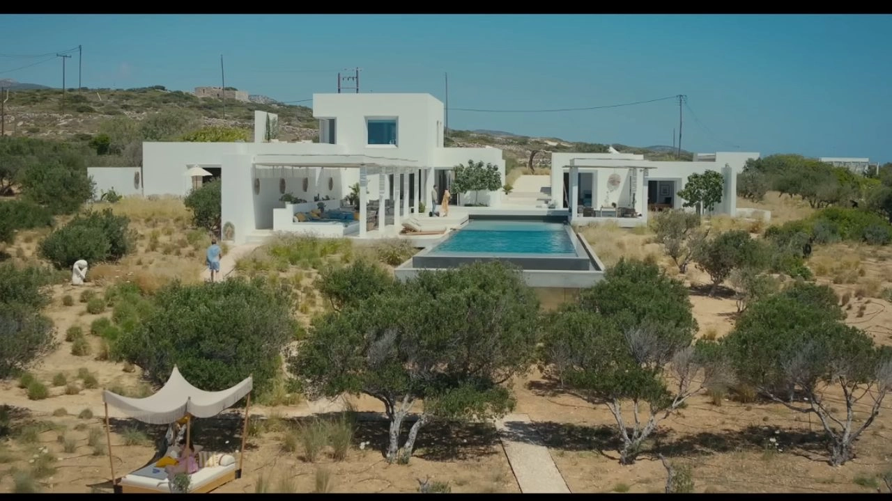 Malice Filming Locations (2025) 4 Makria Miti South, Paros, Greece exterior Featured in Malice