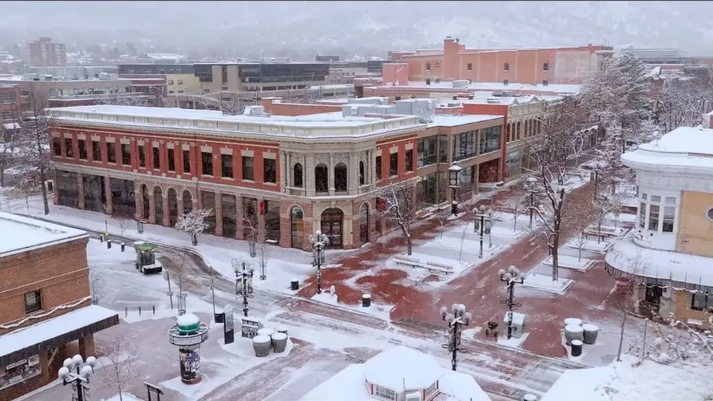 Pearl Street Mall, Boulder, Colorado Featured in Christmas on Every Page