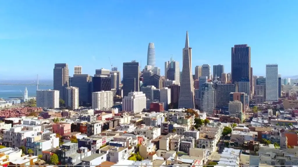 San Francisco skyline featured in A Town Called Love featured in A Town Called Love