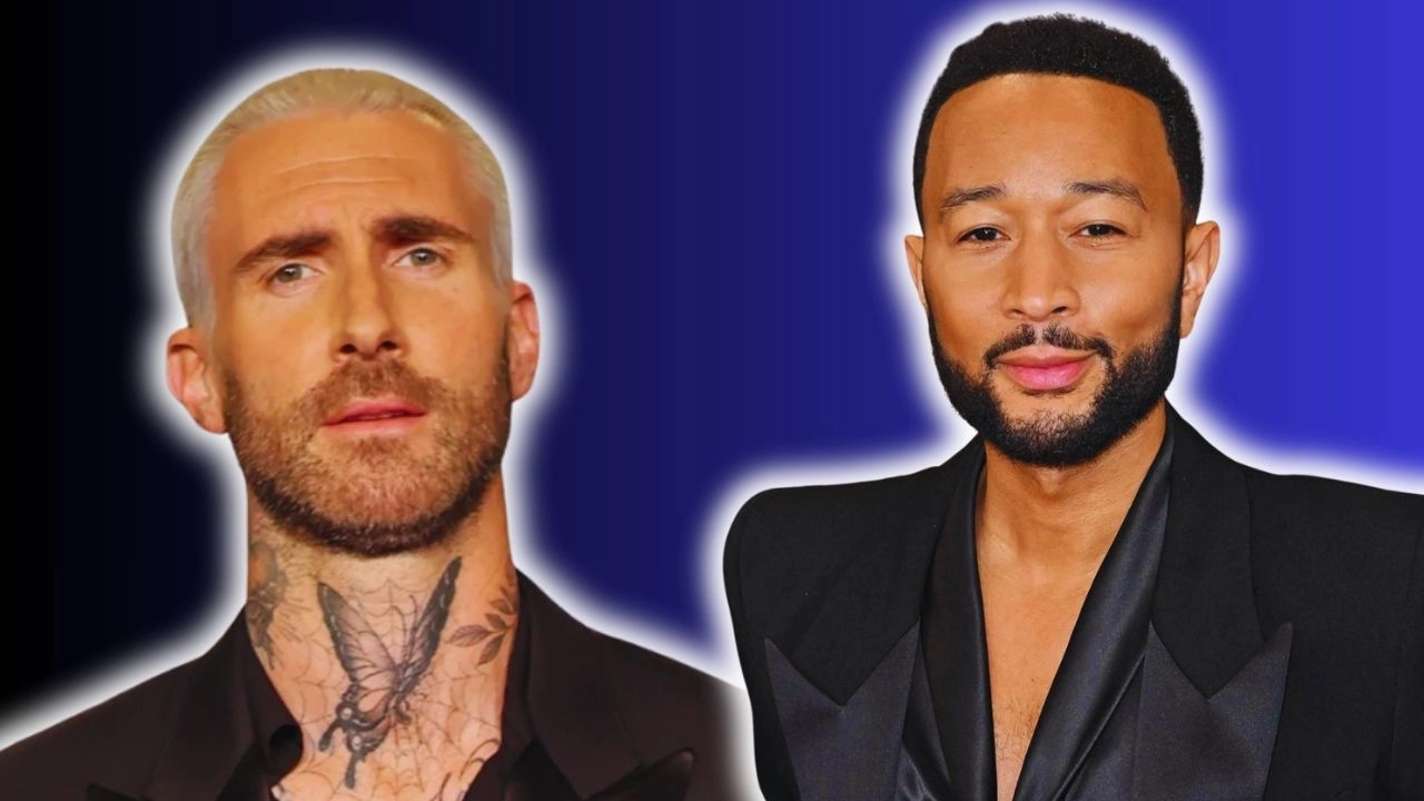 John Legend Says Adam Levine Is His ‘Free Babysitter’ While Filming Season 29 of The Voice
