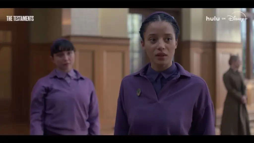 The Testaments Filming Locations (2026-) 8 Chase Infiniti as Agnes in The Testaments
