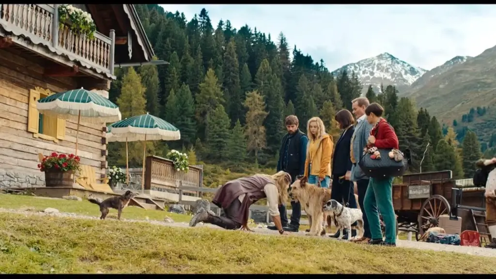 Eat Pray Bark Filming in Tyrolean Alps, Tyrol, Austria
