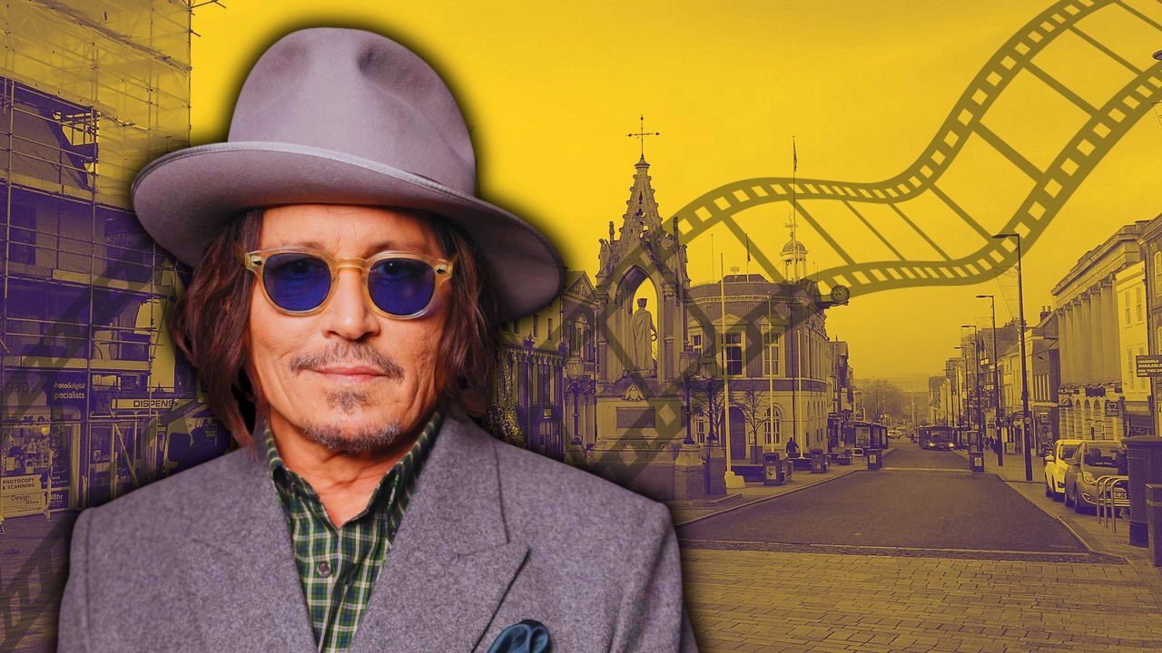 Johnny Depp Spotted Filming Secret Netflix Horror Movie in Maidstone Streets