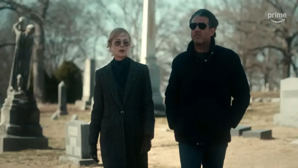 Nicole Kidman and Bobby Cannavale in Mount Olivet Funeral Home & Cemetery, Nashville Featured in Scarpetta
