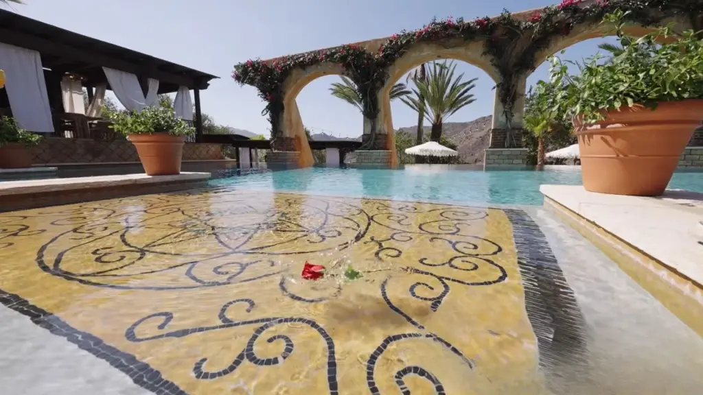 Outdoor Terrace Area of the Bachelor Mansion Featured in Bachelor Mansion Takeover