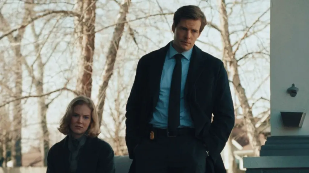 Rosy McEwen and Hunter Parrish in Scarpetta (2026)