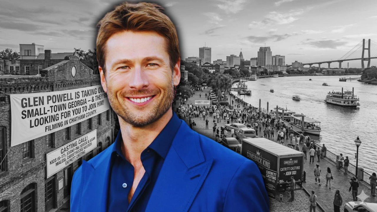 Glen Powell Is Taking Over Small-Town Georgia — And They're Looking for YOU to Join Him