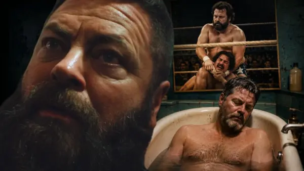 Nick Offerman Says Filming Jinx's Bathtub Relapse Scene Hurt More Than Actual Wrestling