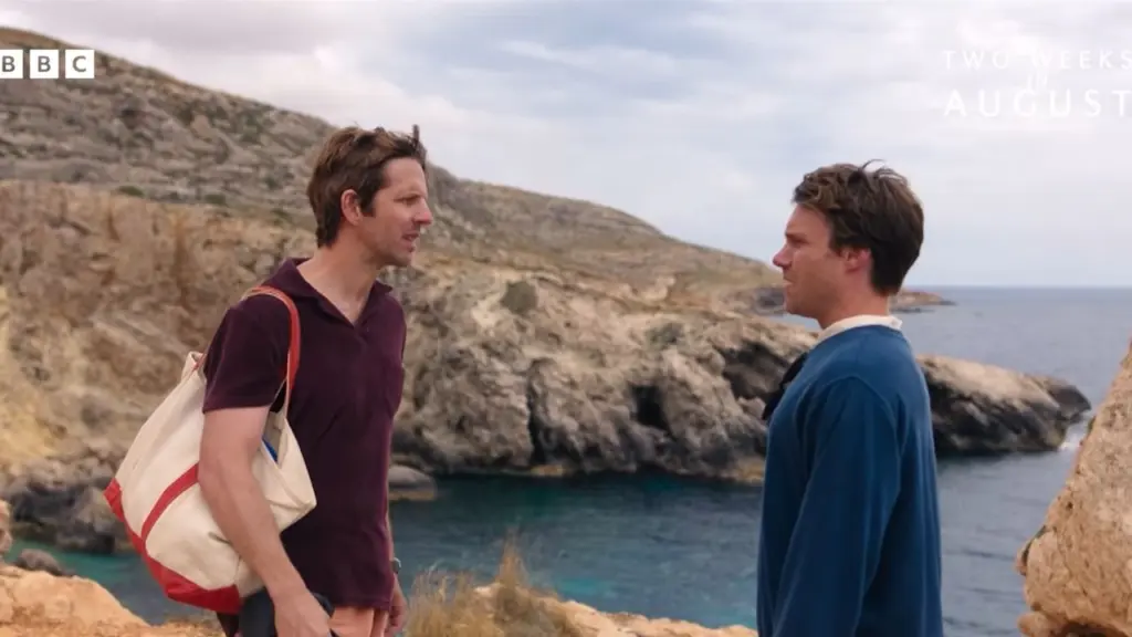 Two Weeks in August Filming in Dwejra Bay, Gozo