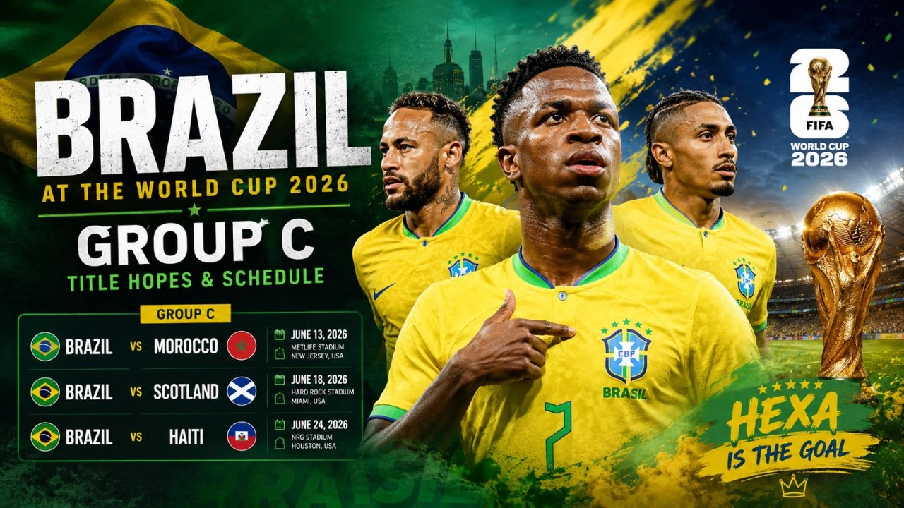 Brazil at the World Cup 2026 Group C, Title Hopes & Schedule