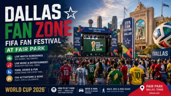 Dallas Fan Zone FIFA Fan Festival at Fair Park, How to Get There & Nearby (World Cup 2026)